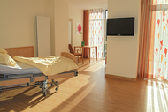 Blick in ein Palliativzimmer