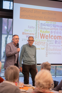 Markus Giesbers (Netzwerkkoordinator St. Elisabeth gGbmH) und Wolfgang Prange (Seniorenbeirat Sendenhorst) führten durch den Aktionstag.