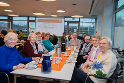 Gute Laune und spannende Gespräche zeichnen den Gesundheitstag aus.